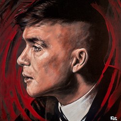 Tommy II by Pete Humphreys - Original Painting on Stretched Canvas sized 28x28 inches. Available from Whitewall Galleries